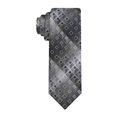 Van Heusen Black Shaded Geometric Tie