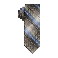 Van Heusen Taupe Shaded Geometric Tie