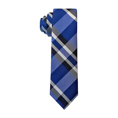 J. Ferrar Extra Long Plaid Tie