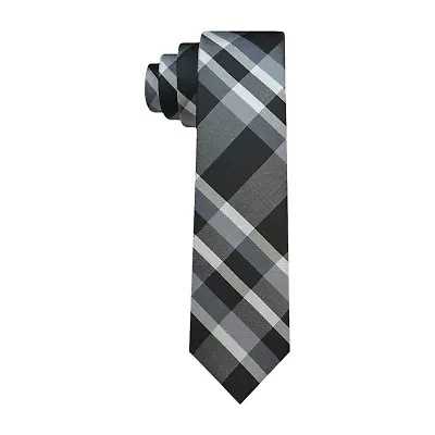 J. Ferrar Extra Long Plaid Tie