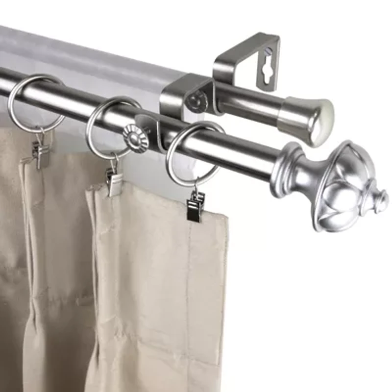 Rod Desyne Sierra 13/16" Double Adjustable Curtain