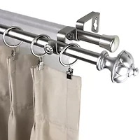 Rod Desyne Sierra 13/16" Double Adjustable Curtain