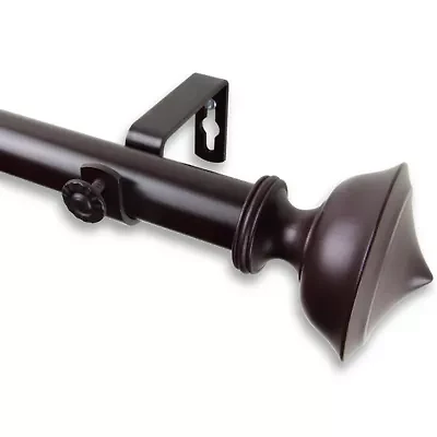 Rod Desyne Leopold 1" Adjustable Curtain