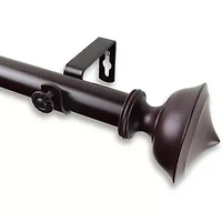 Rod Desyne Leopold 1" Adjustable Curtain
