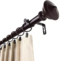 Rod Desyne Leopold 1" Adjustable Curtain