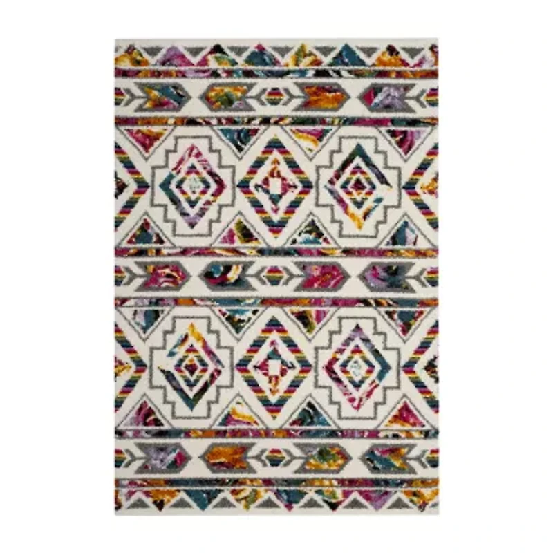 Safavieh Colleen Geometric Shag Rectangular Rugs