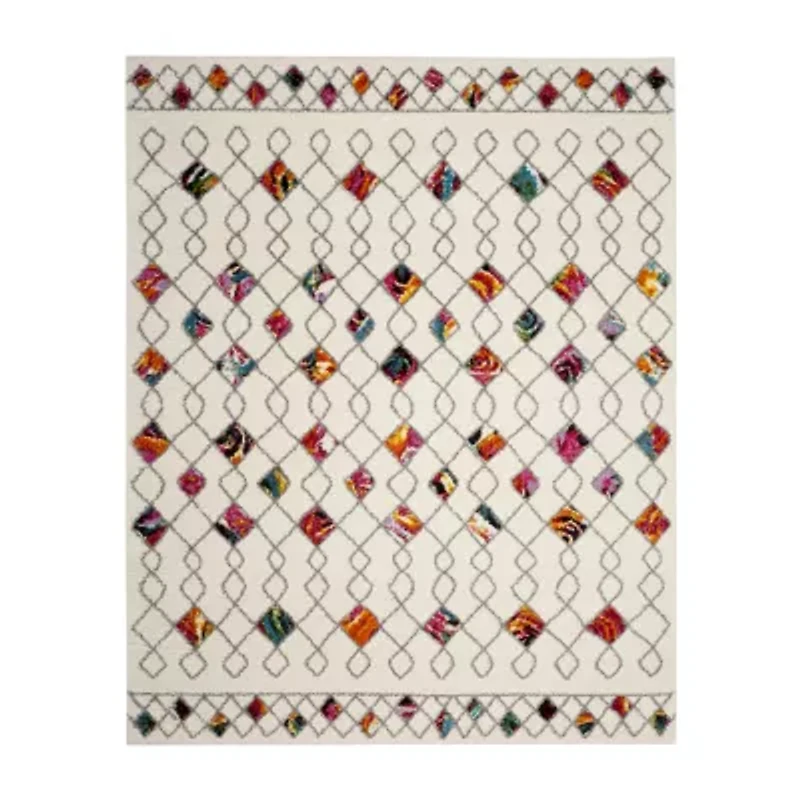 Safavieh Lucinda Geometric Shag Rectangular Rugs