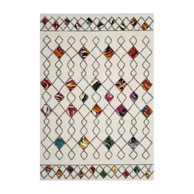Safavieh Lucinda Geometric Shag Rectangular Rugs