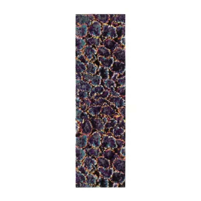 Safavieh Fruits Abstract Shag Rectangular Runner