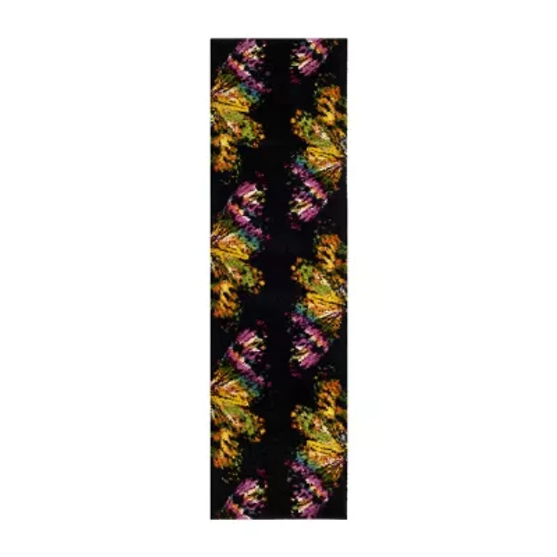Safavieh Phyliss Abstract Shag Rectangular Runner
