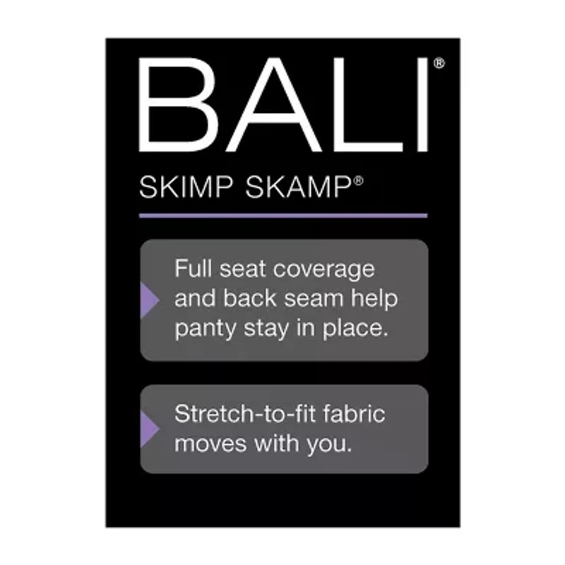 Bali Skimp Skamp Womens Cooling 3 Pack Brief Panty A633