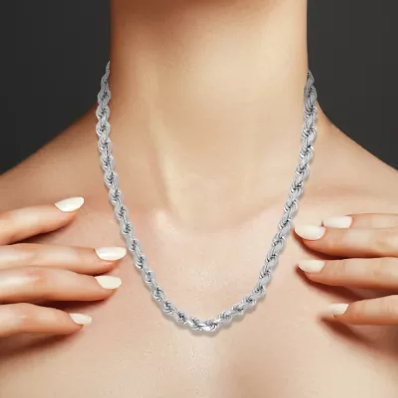 Womens 16 Inch Rope Chain Necklace