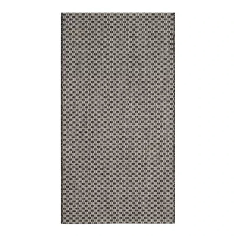 Safavieh Courtyard Collection Blanca Geometric Indoor/Outdoor Area Rug
