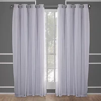 Exclusive Home Curtains Catarina Grommet Top Energy Saving Blackout Set of 2 Curtain Panel