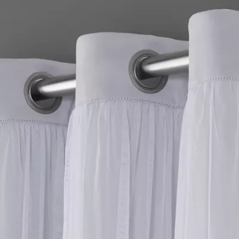 Exclusive Home Curtains Catarina Grommet Top Energy Saving Blackout Set of 2 Curtain Panel