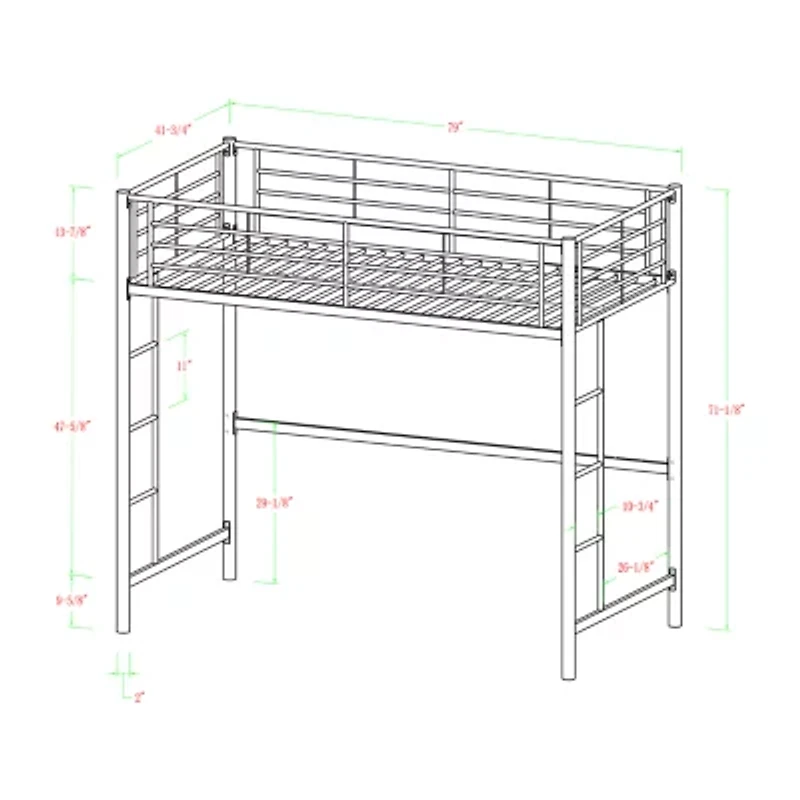 Pearson Twin Loft Bed