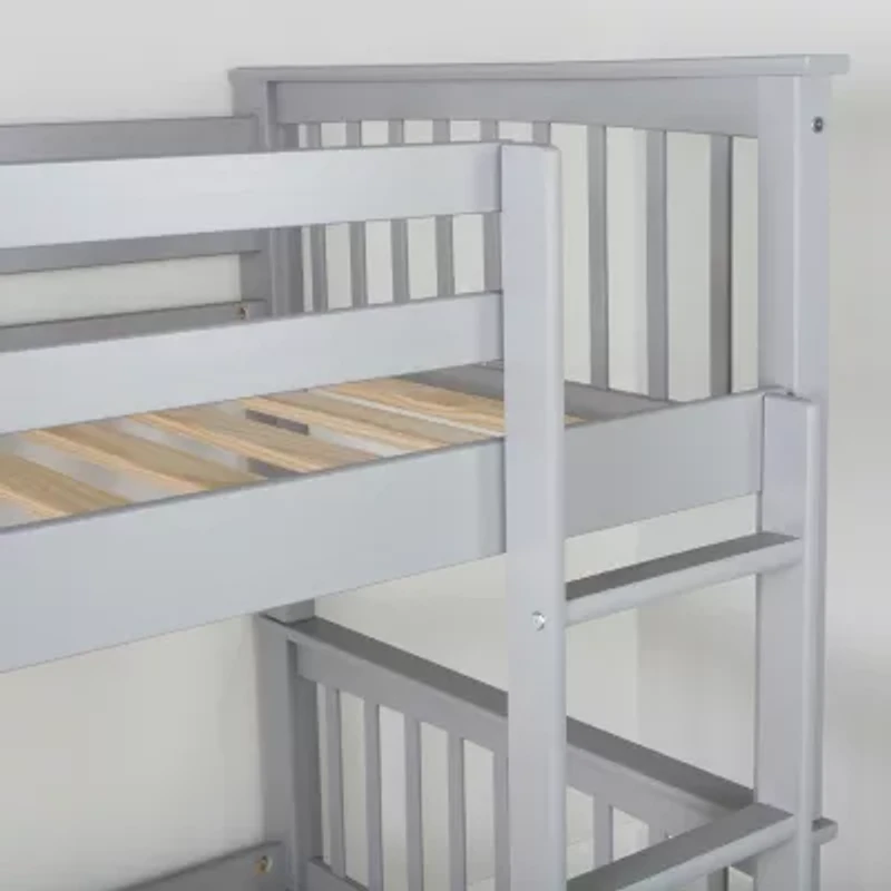Solid Wood Mission Design Bunk Bed