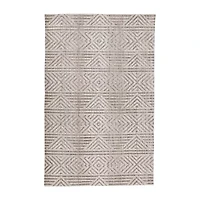 Weave And Wander Kathleen Geometric Indoor Rectangular Accent Rug