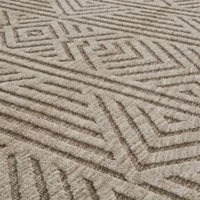 Weave And Wander Kathleen Geometric Indoor Rectangular Accent Rug