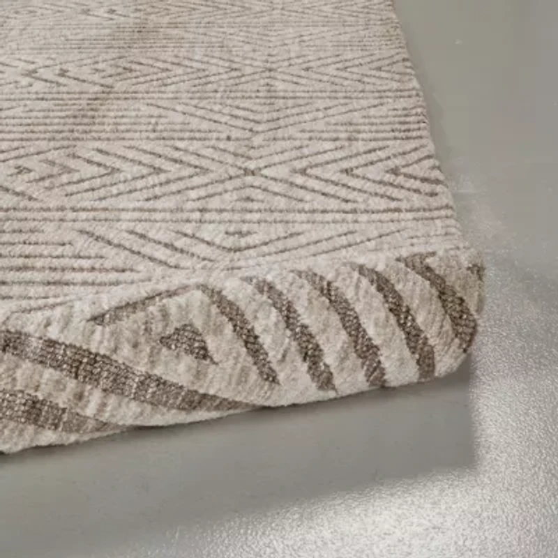 Weave And Wander Kathleen Geometric Indoor Rectangular Accent Rug