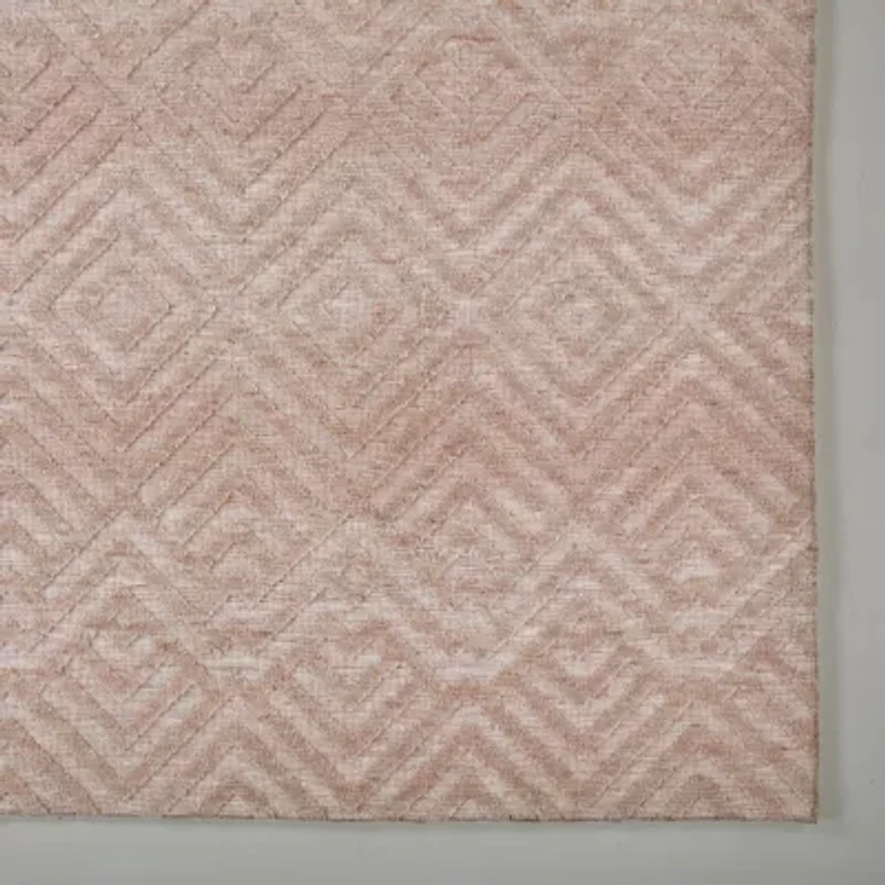 Weave And Wander Tatiana Geometric Indoor Rectangular Accent Rug