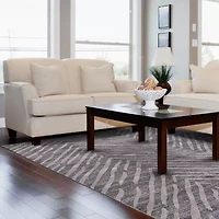 Weave And Wander Eloise Chevron Indoor Rectangular Accent Rug
