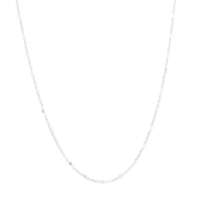 Silver Treasures Made in Italy Sterling Silver 16-20" Chain Necklace