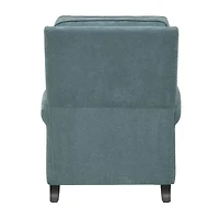 ProLounger Jennie Transitional Roll-Arm Push Back Recliner Chenille