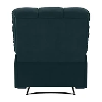 ProLounger Barbera Wall Hugger Biscuit Tufted Recliner Stain-Resistant Microfiber