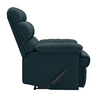 ProLounger Barbera Wall Hugger Biscuit Tufted Recliner Stain-Resistant Microfiber