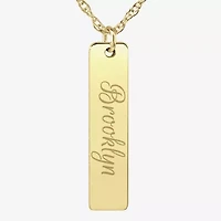 Womens Sterling Silver 18 Inch Pendant Necklace