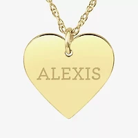 Womens Sterling Silver 18 Inch Pendant Necklace