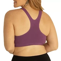 Leading Lady® The Serena Wirefree Cotton Racerback Sports Bra- 514