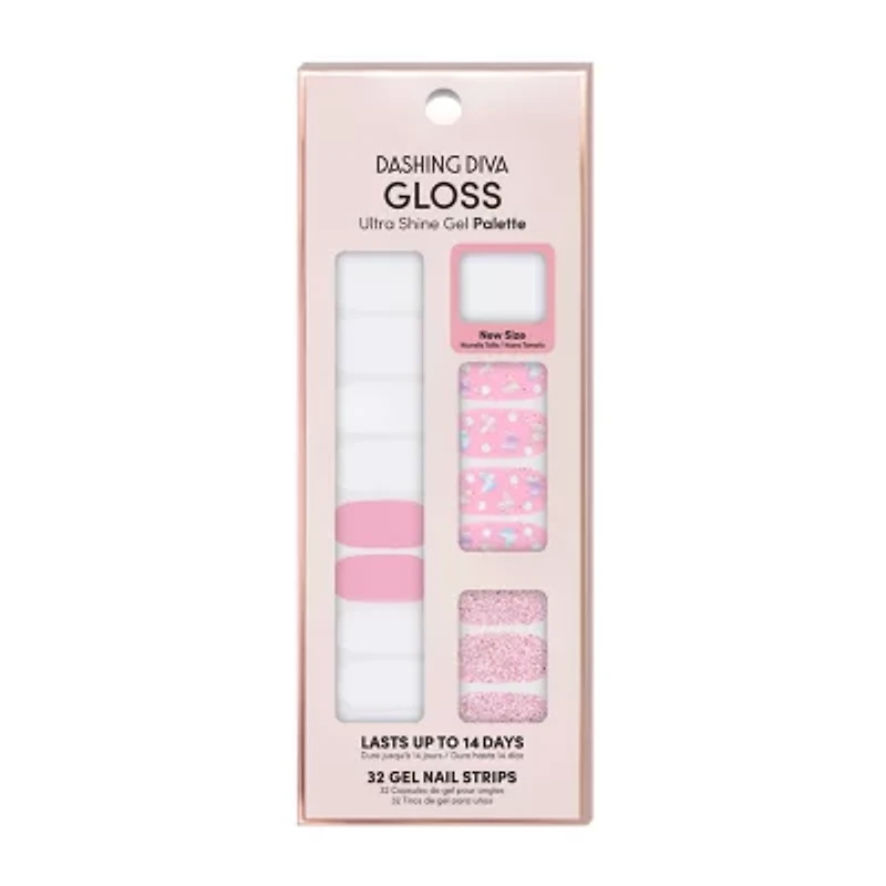 Dashing Diva Gloss Shine Gel Nail Strips Palette Appliques