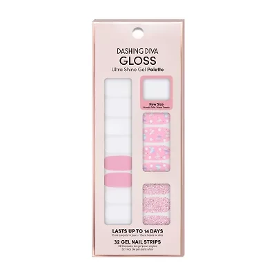 Dashing Diva Gloss Shine Gel Nail Strips Palette Appliques