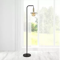 All the Rages Lalia Home Black Oslo Floor Lamp