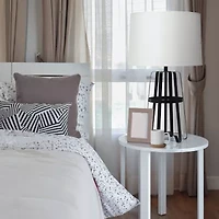 All the Rages Lalia Home Oil Rubbed Bronze Stockholm Iron Table Lamp