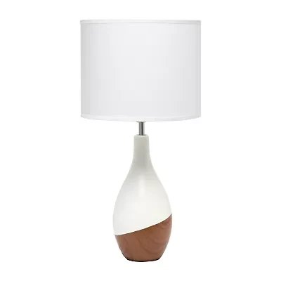 All the Rages Simple Designs Strikers Basic Ceramic Table Lamp