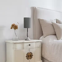 All the Rages Simple Designs Traditional Candlestick Iron Table Lamp