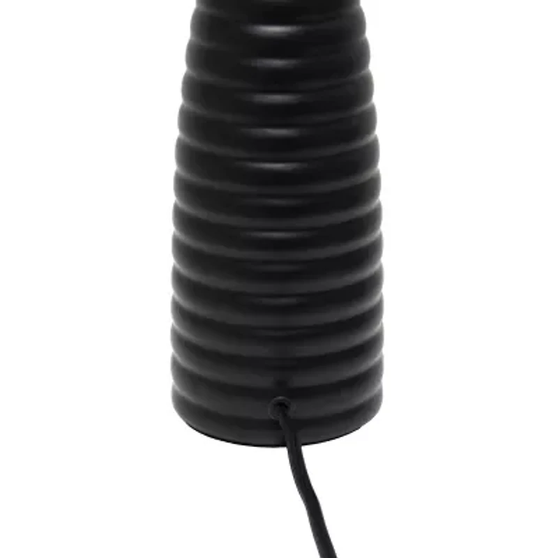 All the Rages Simple Designs Alsace Bottle Ceramic Table Lamp