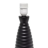 All the Rages Simple Designs Alsace Bottle Ceramic Table Lamp