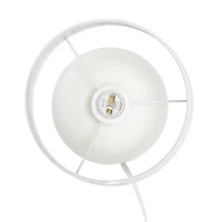 All the Rages Simple Designs Petite Mid Century Ceramic Table Lamp