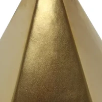 All the Rages Simple Designs Solid Pyramid Ceramic Table Lamp