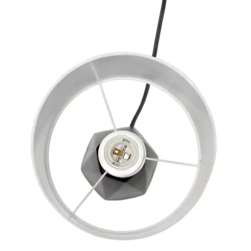 All the Rages Simple Designs Prism Ceramic Table Lamp