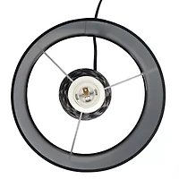 All the Rages Simple Designs Sculpted Ceramic Table Lamp