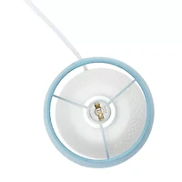 All the Rages Simple Designs Studded Texture Ceramic Table Lamp