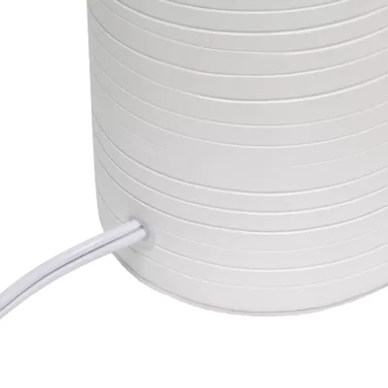 All the Rages Simple Designs Textured Linear Ceramic Table Lamp