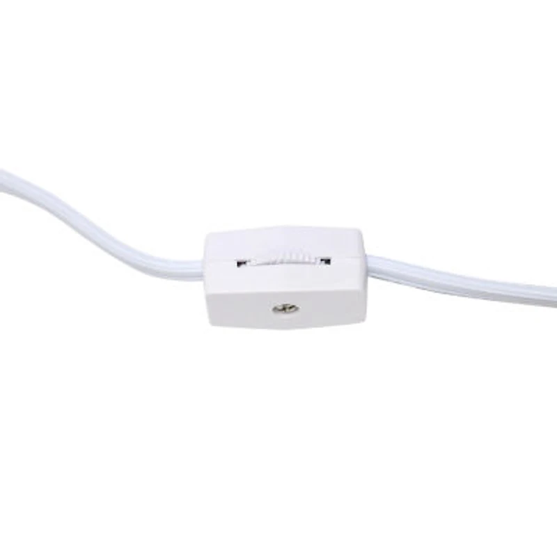 All the Rages Simple Designs Textured Linear Ceramic Table Lamp