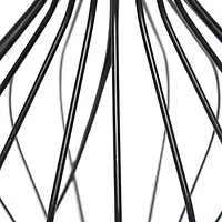 All the Rages Simple Designs Geometrically Wired Iron Table Lamp