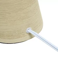 All the Rages Simple Designs Hourglass Ceramic Table Lamp